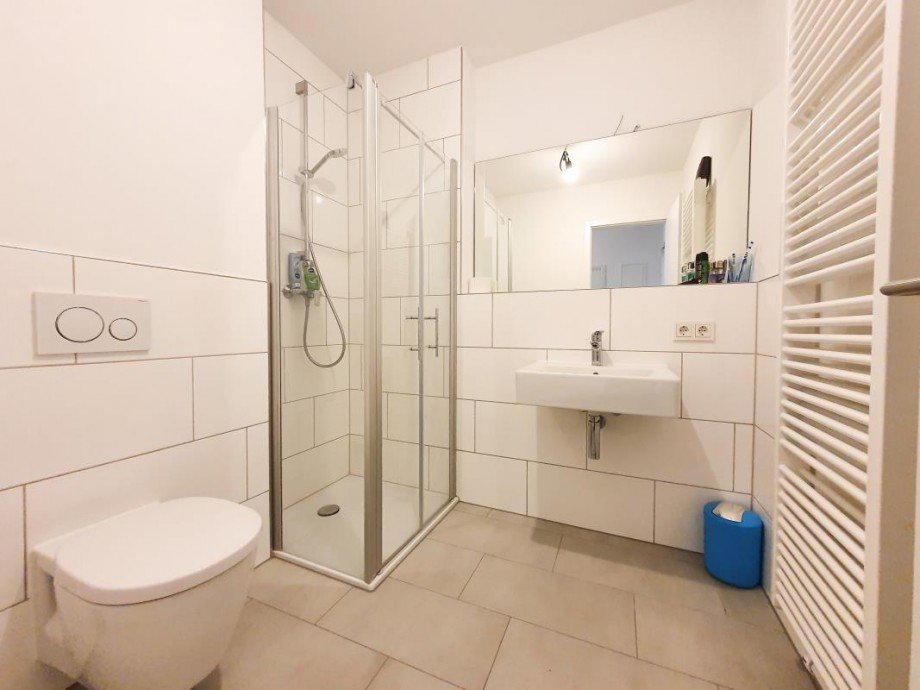 Innenliegendes Duschbad Etagenwohnung Mainz