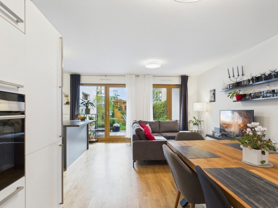 Wohn-Essbereich Terrassenwohnung Wiesbaden