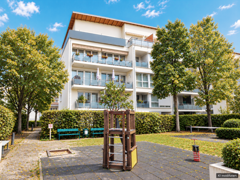 Au�enansicht Wiesbaden Maisonettewohnung CHARMANTE 3-ZIMMER-MAISONETTE MIT ZWEI BALKONEN UND TIEFGARAGENSTELLPLATZ IM BELIEBTEN EUROPAVIERTEL