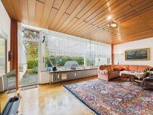 Wohnzimmer ENTSPANNTES WOHNEN AUF EINER EBENE! BUNGALOW MIT HERRLICHEM GARTEN IN TOPLAGE VON BRETZENHEIM