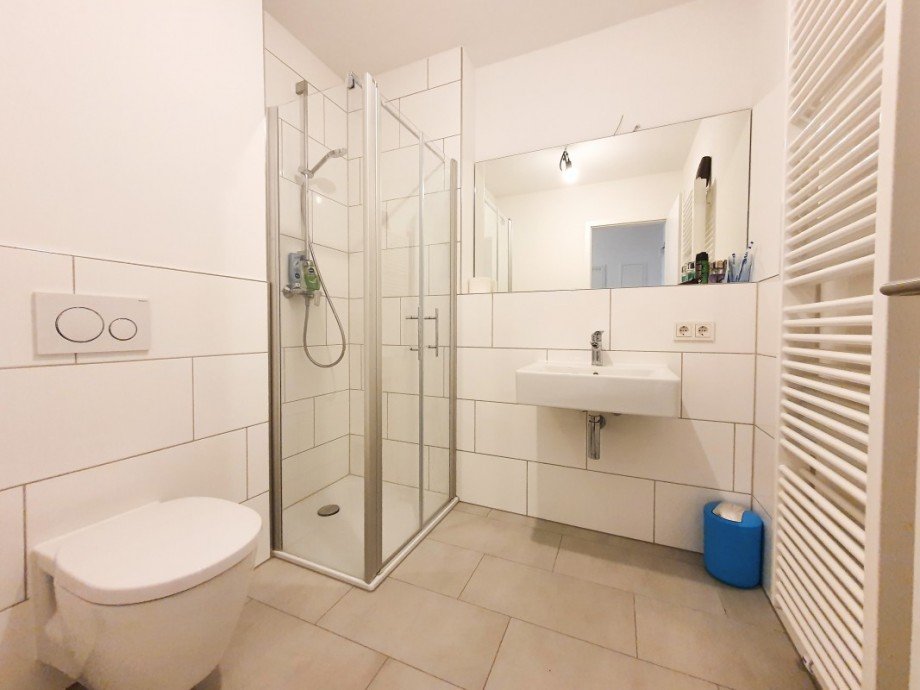 Innenliegendes Duschbad Etagenwohnung Mainz
