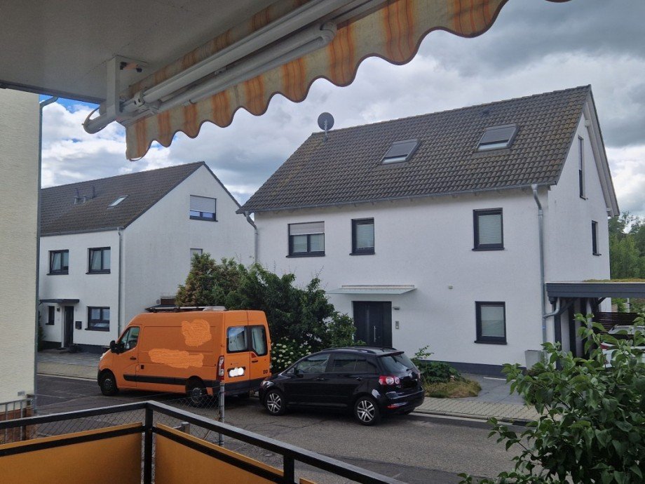 Aussicht Balkon Etagenwohnung Walluf