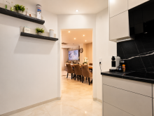 Blick Esszimmer DOPPELHAUSH�LFTE mit MODERNER AUSSTATTUNG