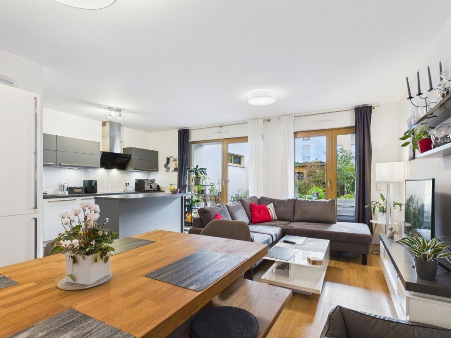 Wohn-Essbreich Terrassenwohnung Wiesbaden