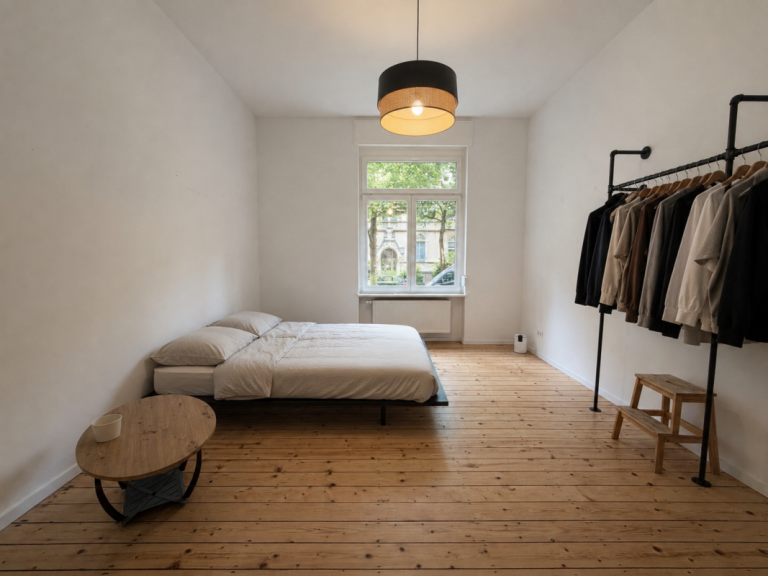 Wohn- Schlafzimmer Wiesbaden Etagenwohnung Gem�tliche 1-Zimmer Altbauwohnung mit moderner K�che