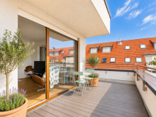 Dachterrase EXKLUSIVE MAISONETTE MIT PENTHOUSE-CHARAKTER - URBAN, ALTSTADTNAH UND RUHIG GELEGEN