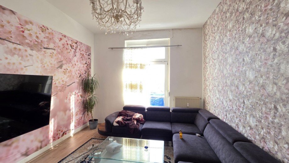 Wohnzimmer Etagenwohnung Wiesbaden