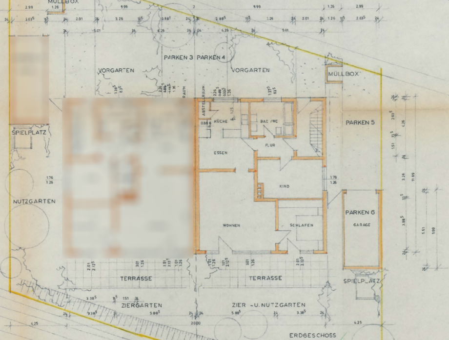 Grundriss_EG Mehrfamilienhaus Wiesbaden