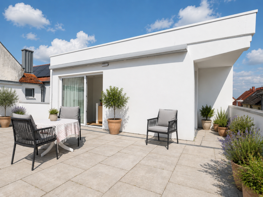 Terrasse Einfamilienhaus Mainz