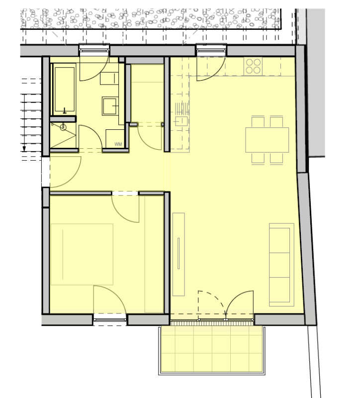 Grundriss_OGre_2ZKB_Haus01 Etagenwohnung Mainz