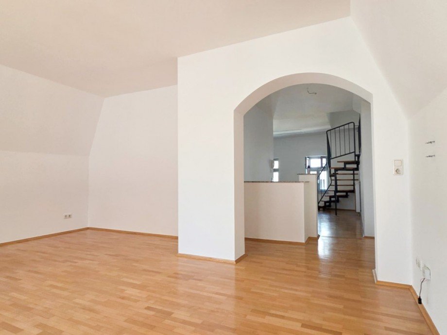 Wohnzimmer Maisonettewohnung Mainz
