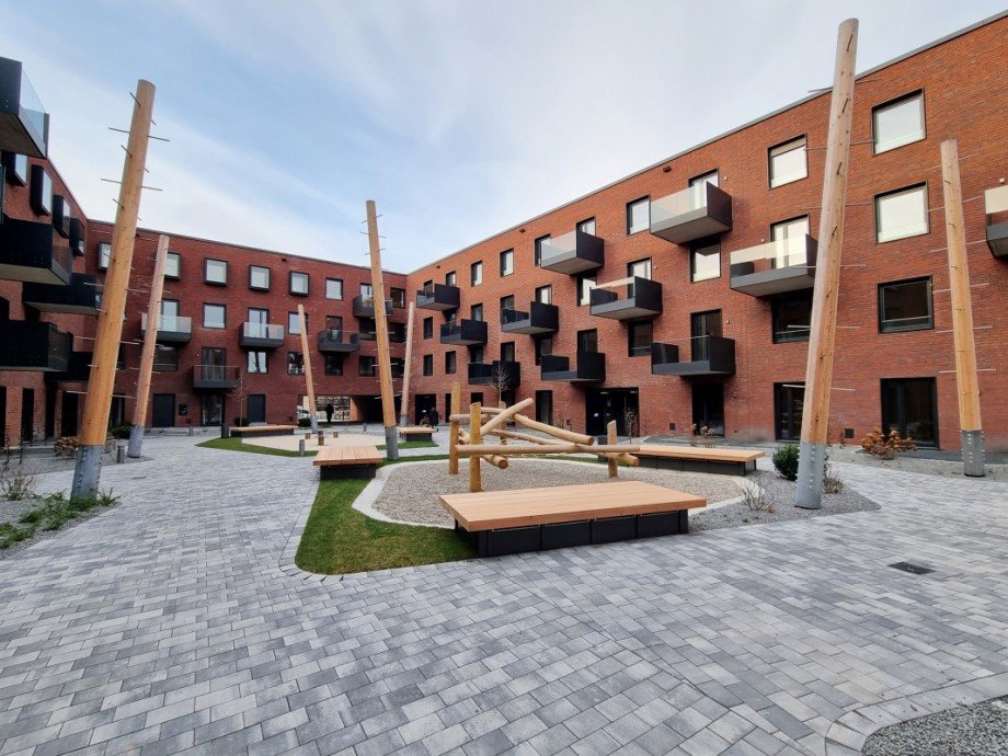 Innenhof Etagenwohnung Mainz
