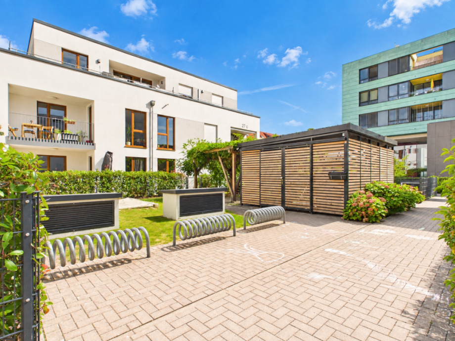 Innenhofbereich Maisonettewohnung Oberursel