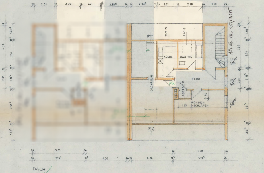 Grundriss_DG Mehrfamilienhaus Wiesbaden