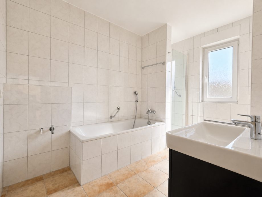 Tageslichtbad Etagenwohnung Wiesbaden