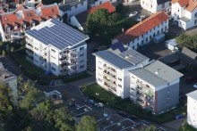 Luftansicht 2 SUPER LAGE! ZENTRAL & RUHIG. H�bsche Wohnung mit Balkon, Einbauk�che, PKW-Stellplatz