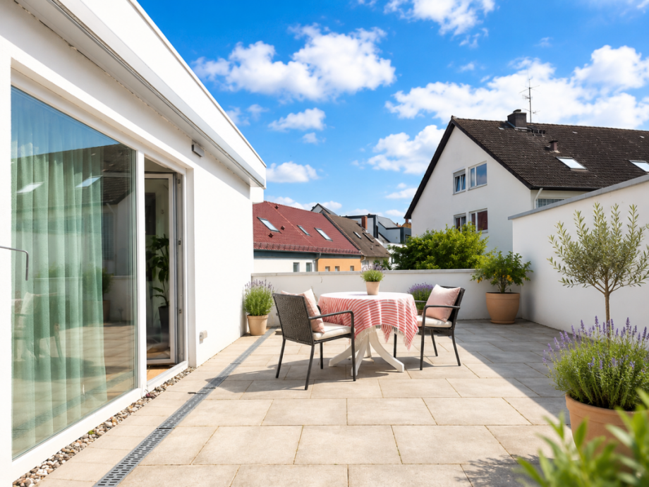Terrasse Einfamilienhaus Mainz
