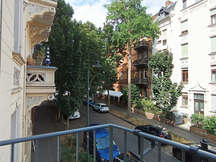 Aussicht Balkon Etagenwohnung Wiesbaden