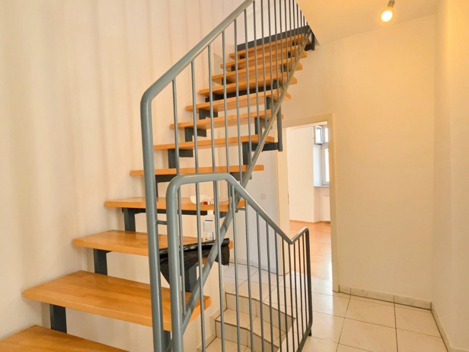 Treppenhaus Maisonettewohnung Mainz