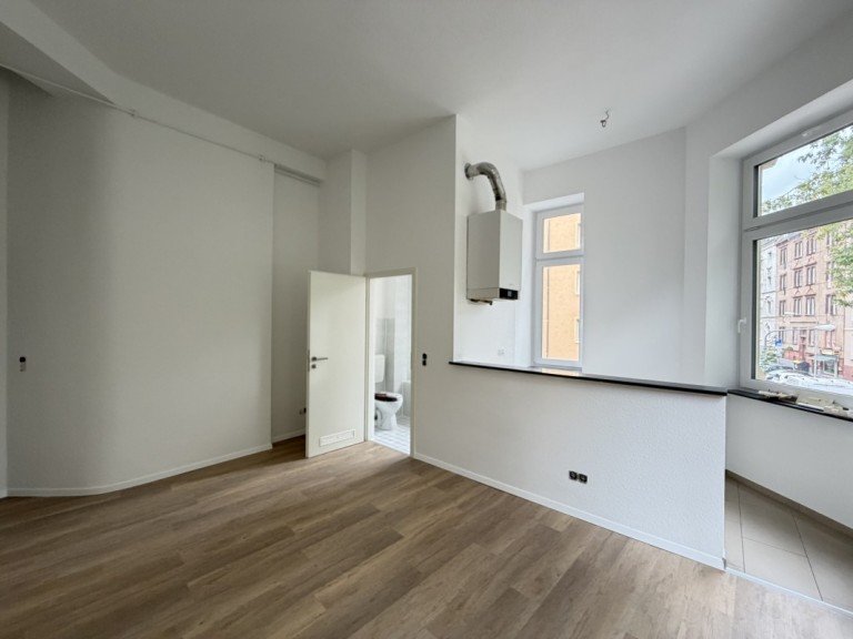 Wohn- Schlaf- K�chenbereich Wiesbaden Etagenwohnung 1-Zimmer-Altbauwohnung in der Gneisenaustra�e nahe dem zuk�nftigen Park am Els�sser Platz